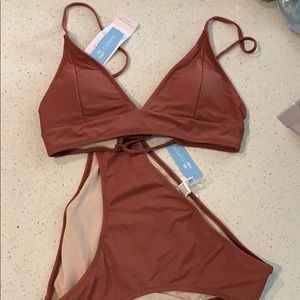 Women’s reddish pink bikini NWT Cupshe